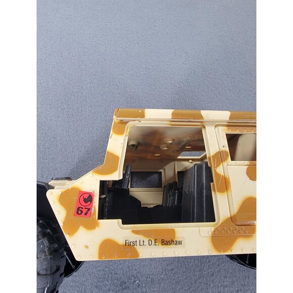 Vintage 1997 Lanard Toys Military Humvee Vehicle Camouflage First Lt D.E. Bashaw - Picture 8 of 12